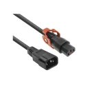 Intronics IEC C14 - IEC C13 Cable 3m Μαύρο AK5158 AK5158 - Image 2