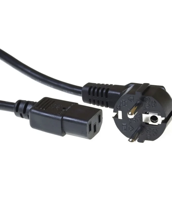 Intronics IEC C13 - IEC C13 Cable 1.5m Μαύρο AK5012 AK5012