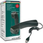 Digitus USB Telephone Handset Black