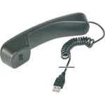 Digitus USB Telephone Handset Black - Image 2