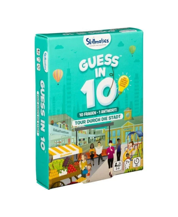 Επιτραπέζιο Παιχνίδι Guess in 10 - Ratespiel Tour durch die Stadt για 2-8 Παίκτες 8+ Ετών (GER) Spin Master