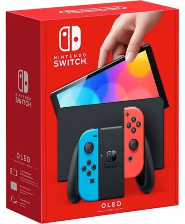 Nintendo Switch OLED 64GB Neon Blue & Red