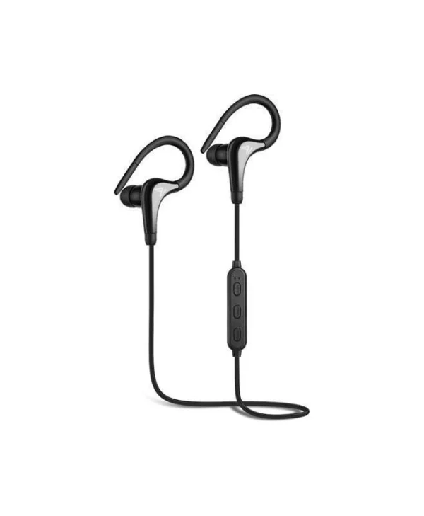 Savio WE-03 In-ear Bluetooth Handsfree Ακουστικά με Αντοχή στον Ιδρώτα Μαύρα WE-03