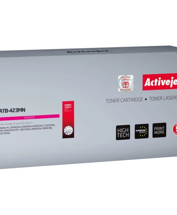Active Jet Συμβατό Toner για Laser Εκτυπωτή Brother TN-423M 4000 Σελίδων Ματζέντα