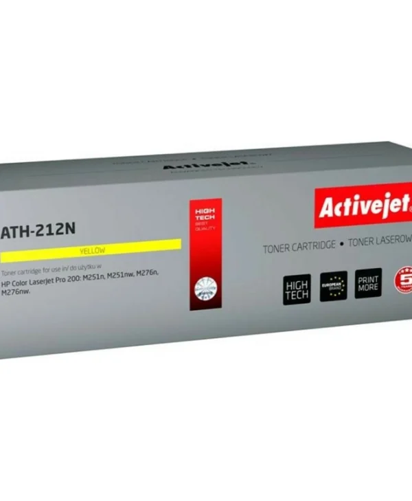 Active Jet Συμβατό Toner για Laser Εκτυπωτή HP 131A CF212A 1800 Σελίδων Κίτρινο