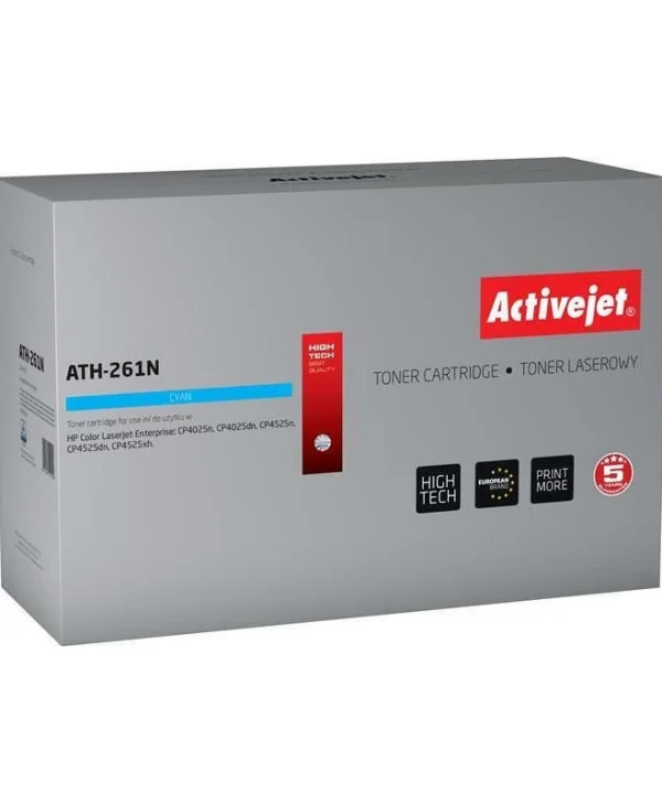 Active Jet Συμβατό Toner για Laser Εκτυπωτή HP 648A CE261A 11000 Σελίδων Κυανό