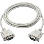 Akyga Καλώδιο RS232 9-pin male σε RS232 9-pin male 2m Λευκό