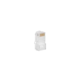 Lanberg Βύσμα RJ-45 male Cat5e 100τμχ Λευκό PLU-5000 PLU-5000