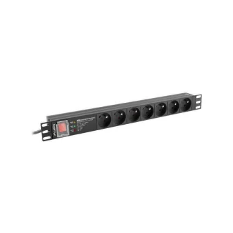 Lanberg Πολύπριζο Rack PDU-PRO-07E-0200-BK 1τμχ PDU-PRO-07E-0200-BK