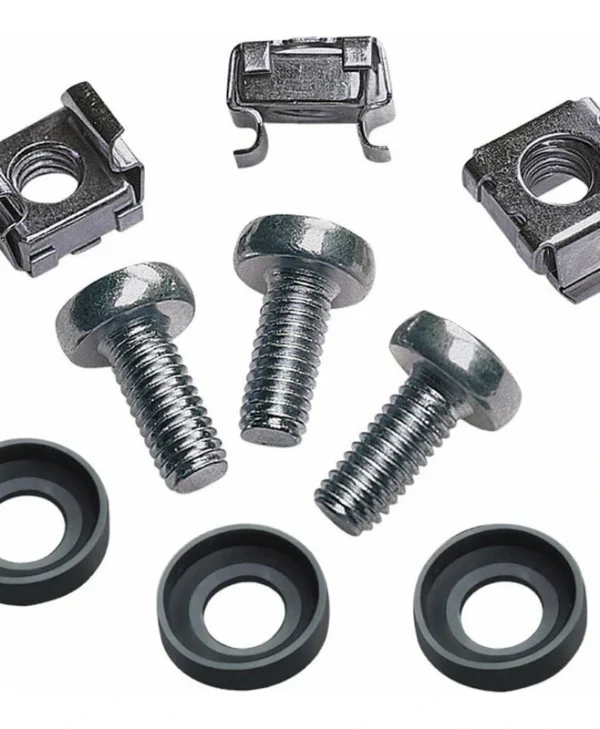 Intellinet Set 50xM6 Cage Nuts - 50xM6 Screws - 50xplastic Washers