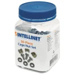 Intellinet Set 50xM6 Cage Nuts - 50xM6 Screws - 50xplastic Washers - Image 7
