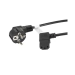 Lanberg IEC C13 - Schuko Cable 2m Μαύρο CA-C13C-12CC-0018-BK CA-C13C-12CC-0018-BK