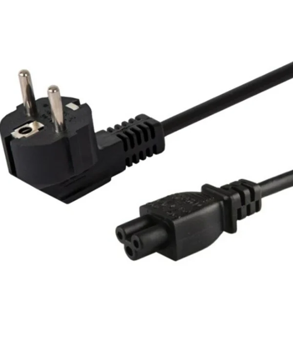Savio Schuko - IEC C5 Cable 1.2m Μαύρο CL-67