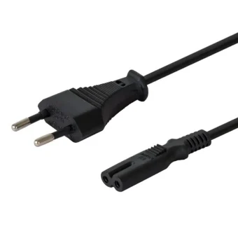 Savio Euro - IEC C7 Cable 1.8m Μαύρο CL-100 CL-100