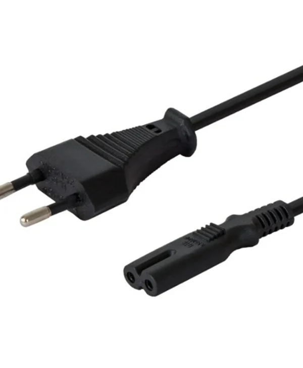 Savio Euro - IEC C7 Cable 1.8m Μαύρο CL-100 CL-100