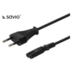 Savio Euro - IEC C7 Cable 1.8m Μαύρο CL-100 CL-100 - Image 2