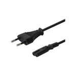 Savio Euro - IEC C7 Cable 3m Μαύρο CL-105 CL-105