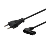 Savio IEC C7 - Euro Cable 3m Μαύρο CL-144 CL-144