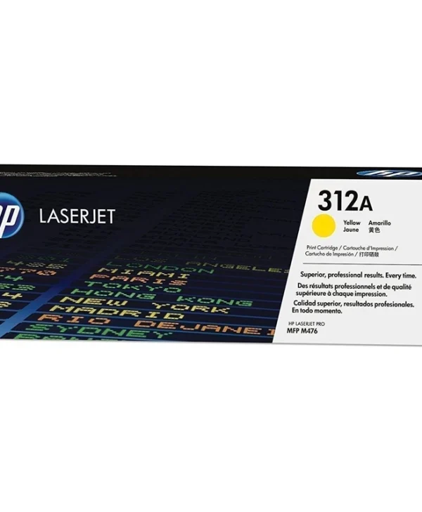 HP 312A Γνήσιο Toner Laser Εκτυπωτή Κίτρινο 2700 Σελίδων (CF382A) CF382A