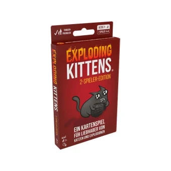 Επιτραπέζιο Παιχνίδι Exploding Kittens για 2 Παίκτες 7+ Ετών Asmodee