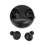 Esperanza EH228K In-ear Bluetooth Handsfree Ακουστικά με Θήκη Φόρτισης Μαύρα EH228K - Image 3