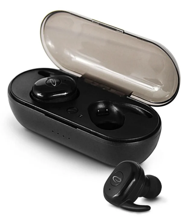 Esperanza EH225K In-ear Bluetooth Handsfree Ακουστικά με Θήκη Φόρτισης Μαύρα EH225K