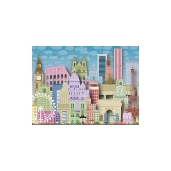 Παιδικό Puzzle Worldly Attractions για 9+ Ετών 300pcs Ravensburger