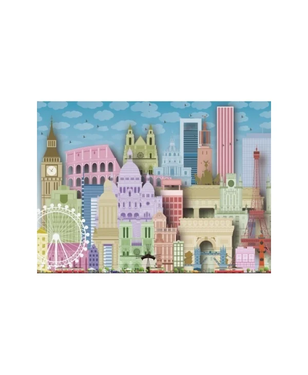 Παιδικό Puzzle Worldly Attractions για 9+ Ετών 300pcs Ravensburger
