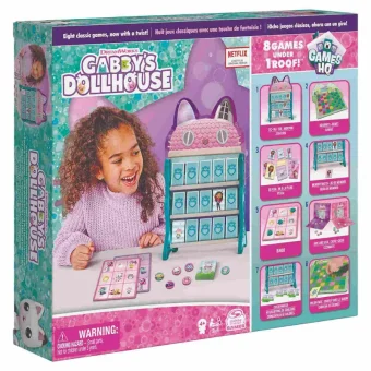 Επιτραπέζιο Παιχνίδι Gabby's Dollhouse για 2-4 Παίκτες 4+ Ετών (EN) Spin Master