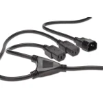 Digitus IEC C14 - IEC C13 Cable 1.7m Μαύρο AK-440400-017-S AK-440400-017-S