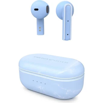 Energy Sistem Senshi Eco In-ear Bluetooth Handsfree Ακουστικά με Θήκη Φόρτισης Μπλε