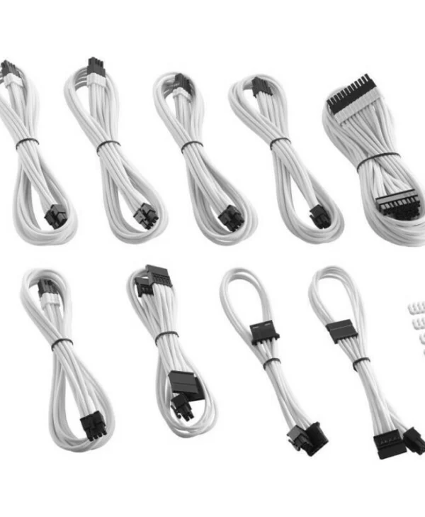 Cablemod C-Series PRO ModMesh Cable Kit for Corsair AXi / HXi / RM (Yellow Label) 24-Pin ATX - 24-Pin ATX Cable 0.6m Λευκό CM-PCSI-FKIT-NKW-R CM-PCSI-FKIT-NKW-R