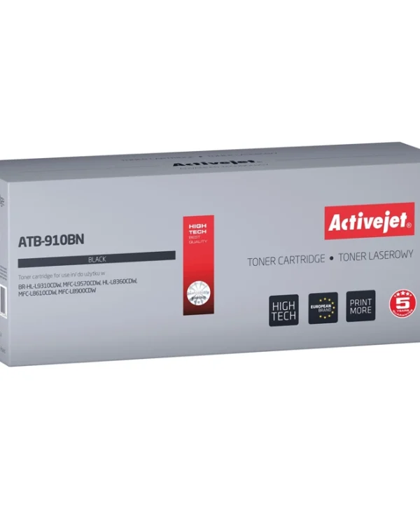 Active Jet Συμβατό Toner για Laser Εκτυπωτή Brother TN-910BK 9000 Σελίδων Μαύρο