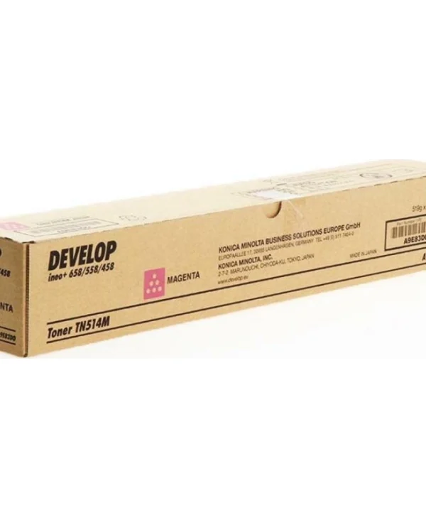 Develop TN-514 Γνήσιο Toner Laser Εκτυπωτή Ματζέντα 26000 Σελίδων A9E83D0 A9E83D0