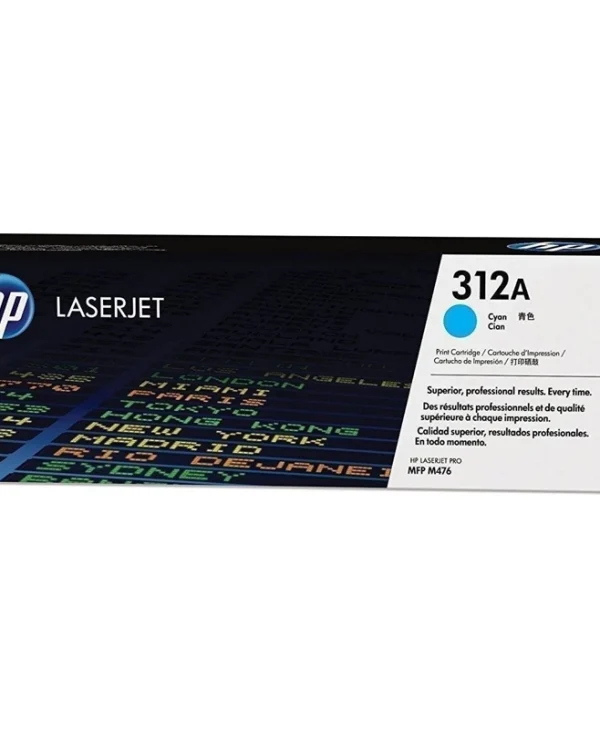 HP 312A Γνήσιο Toner Laser Εκτυπωτή Κυανό 2700 Σελίδων (CF381A) CF381A