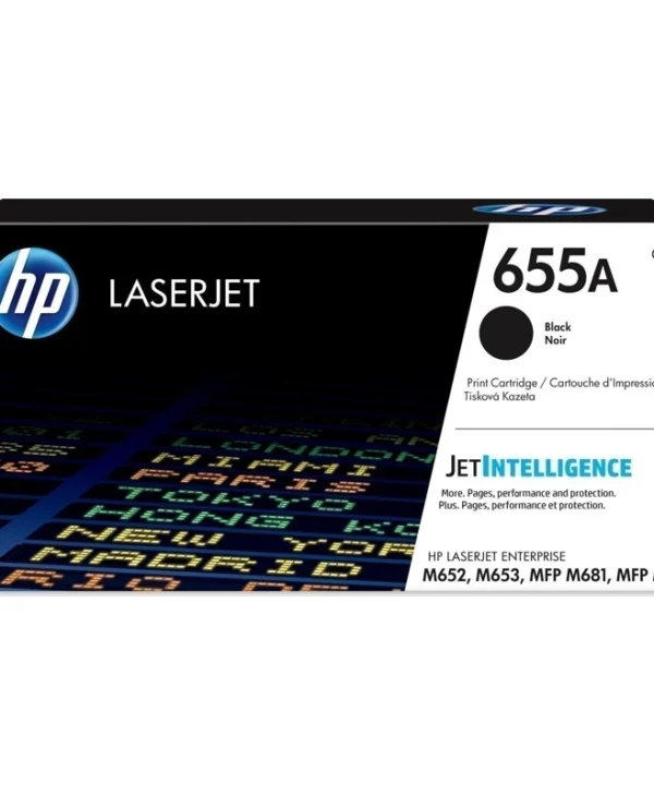 HP 655A Γνήσιο Toner Laser Εκτυπωτή Μαύρο 12500 Σελίδων (CF450A) CF450A