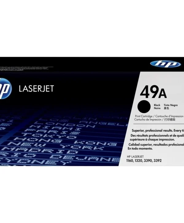 HP 49A Γνήσιο Toner Laser Εκτυπωτή Μαύρο 2500 Σελίδων Q5949A Q5949A