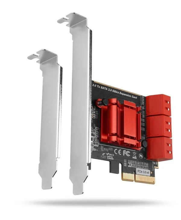 Axagon Κάρτα PCIe σε 6 θύρες SATA