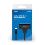 Savio Usb-c 3.1 Gen 1 (m) - Sata (f) Αντάπτορας USB to SATA Μαύρο - Image 3