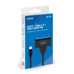 Savio Usb-c 3.1 Gen 1 (m) - Sata (f) Αντάπτορας USB to SATA Μαύρο - Image 4