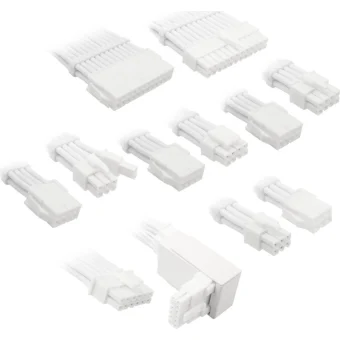Kolink Psu Core Pro Braided Cable Extension Kit 12v-2x6 Typ 2 Brilliant White Corepro-ek-12vt2-wht