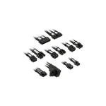 Kolink Psu Core Pro Braided Cable Extension Kit 12v-2x6 Typ 1 Jet Black Brilliant White Corepro-ek-12vt1-bwh