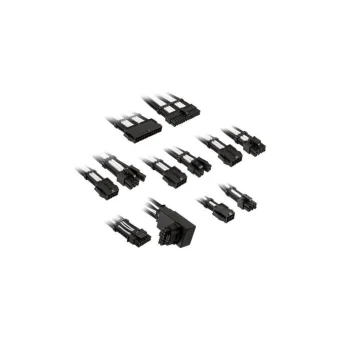 Kolink Psu Core Pro Braided Cable Extension Kit 12v-2x6 Typ 1 Jet Black Brilliant White Corepro-ek-12vt1-bwh
