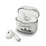 Esperanza EH237W In-ear Bluetooth Handsfree Ακουστικά με Θήκη Φόρτισης Μαύρα EH237W