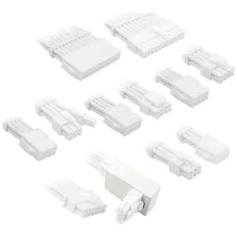 Kolink Psu Core Pro Braided Cable Extension Kit 12v-2x6 Typ 1 Brilliant White Corepro-ek-12vt1-wht