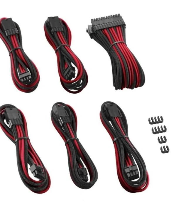 Cablemod PSU Cable Extension Kit Peripheral - Peripheral Cable 0.25m Κόκκινο CM-PCAB-BKIT-NKKR-3PK-R