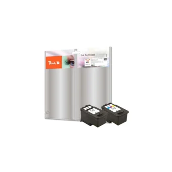 Peach Συμβατό Toner για Laser Εκτυπωτή Canon PG-510BK CL-511C Μαύρο