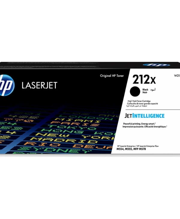 HP 212X Γνήσιο Toner Laser Εκτυπωτή Μαύρο High Yield 13000 Σελίδων W2120X W2120X