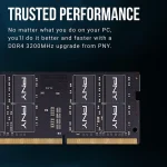 PNY Performance DDR4 με Module 1x16GB και Ταχύτητα 3200 για Desktop - Image 5
