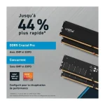 Crucial DDR5 48GB RAM με 2x24GB Modules και Ταχύτητα 5600 για Desktop - Image 4